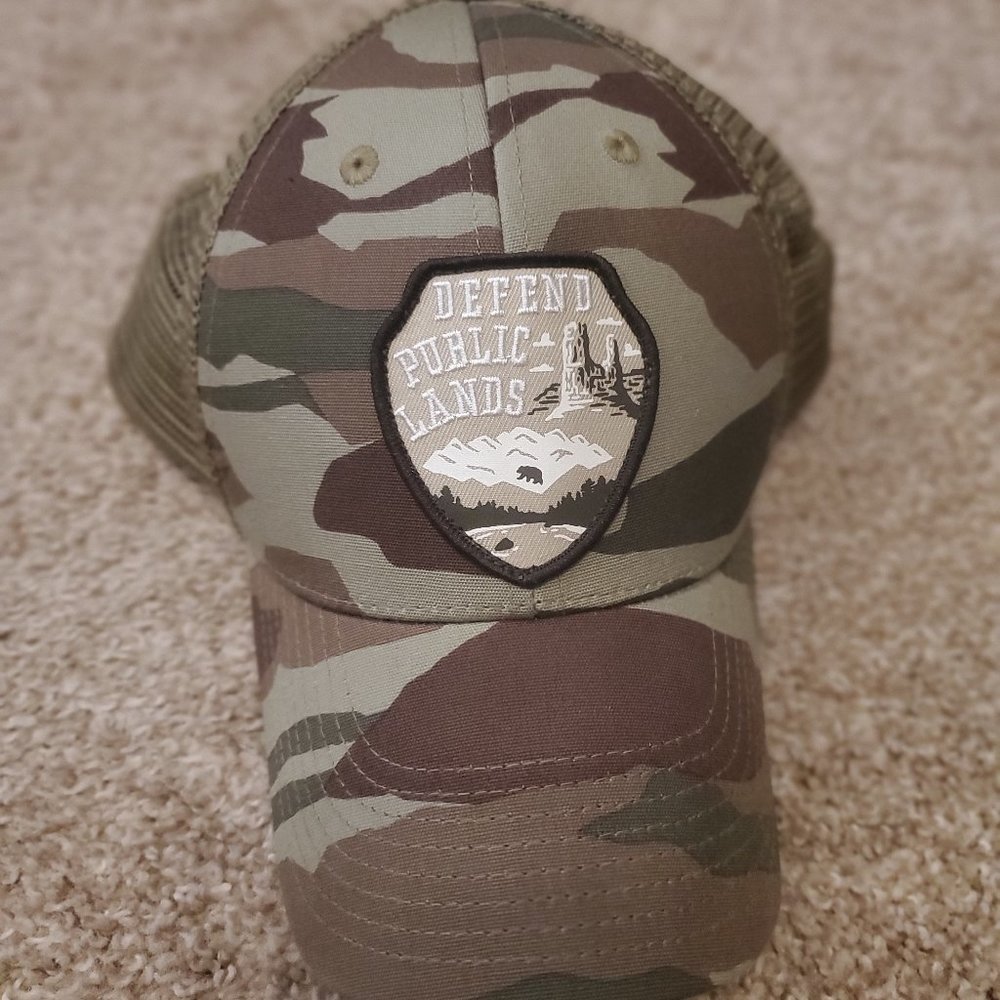 Patagonia Defend Public Lands Hat Camo- Rare